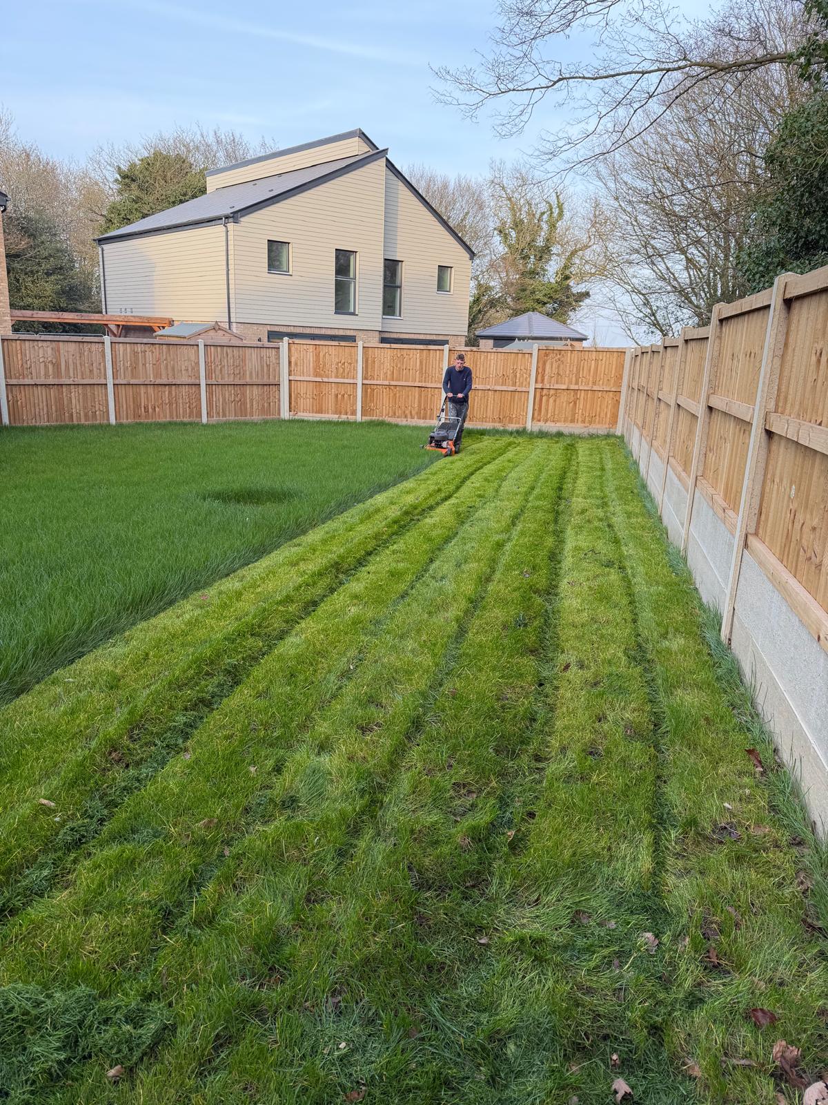 Recent exterior cleaning work